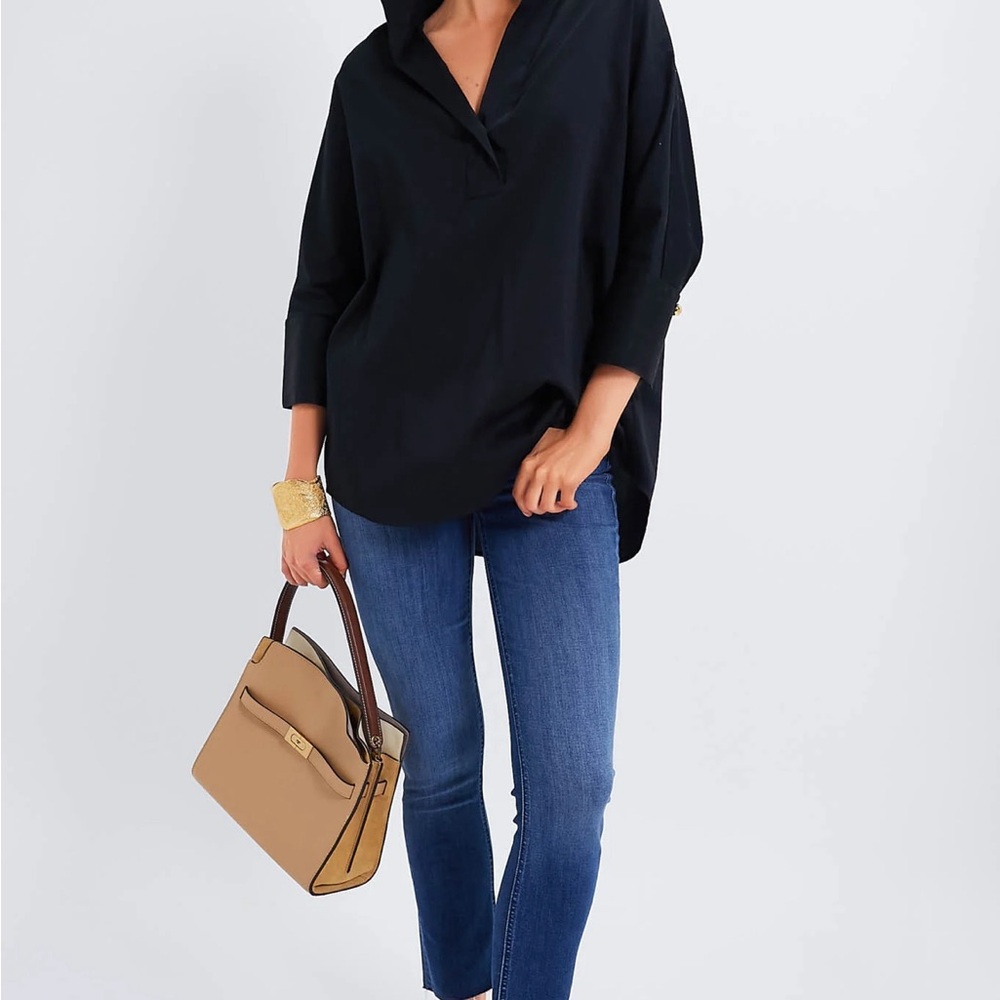 NWT Tuckernuck Willow Blouse size XL Black